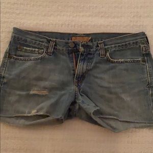 A&F denim shorts